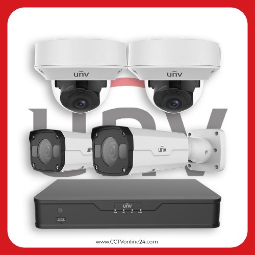 Paket CCTV Uniview IP 4MP Varifocal 4CH