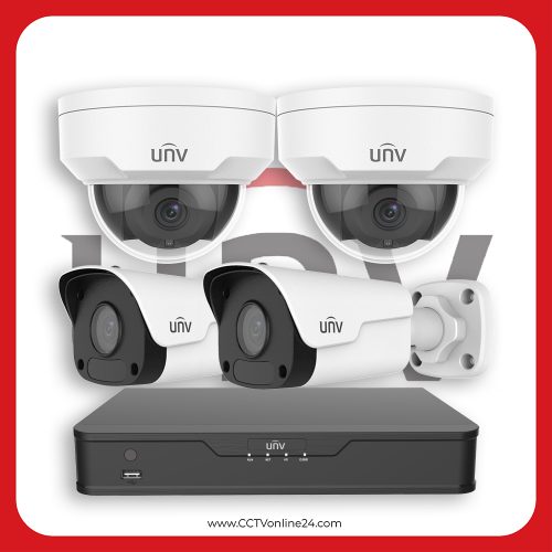 Paket CCTV Uniview IP 5MP Fixed 4CH